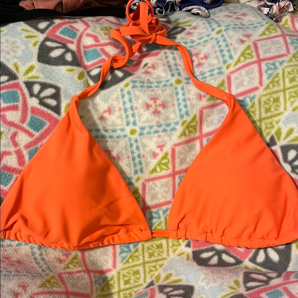 Orange Bikini Top